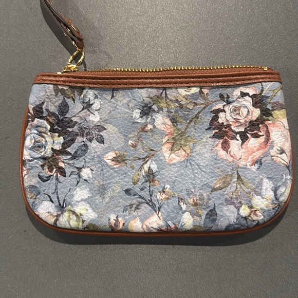 Rosetti Wristlet Blue & Tan Floral - Picture 2 of 3